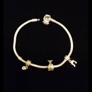 Pandora 925 Sterling Silver Bracelet 8"